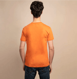 Swole Panda Mens T-Shirts Refibra T-Shirt in Orange