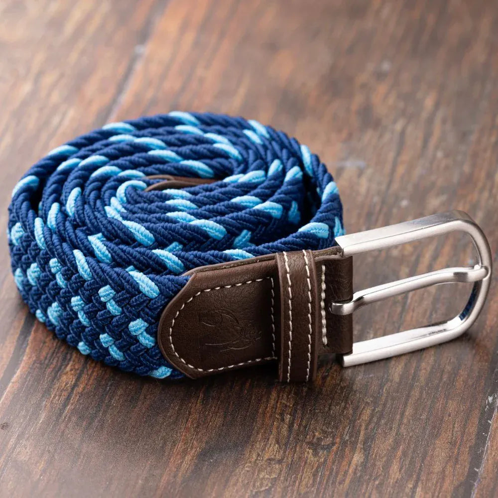 Swole Panda Navy Blue Spot Woven Belt