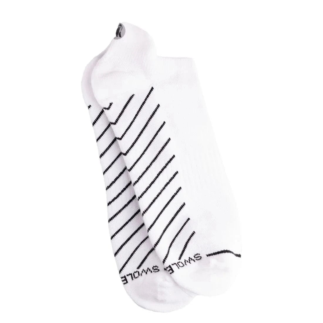 Swole Panda Socks White Performance Trainer Socks