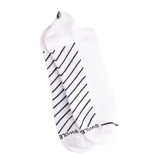 Swole Panda Socks White Performance Trainer Socks