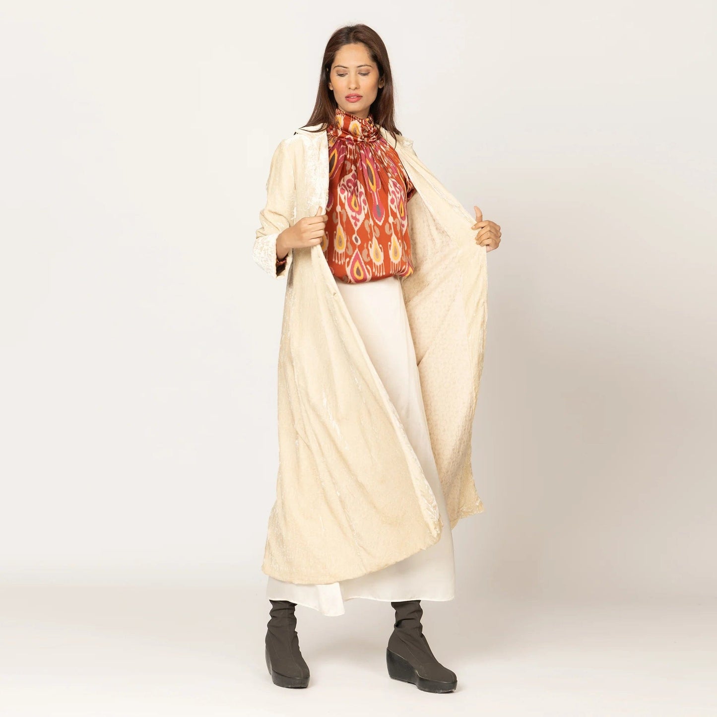 TANAVANA Coat Leola Off-White Coat