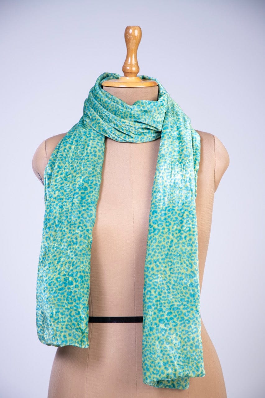 TANAVANA Scarves Barelia Blue Stole