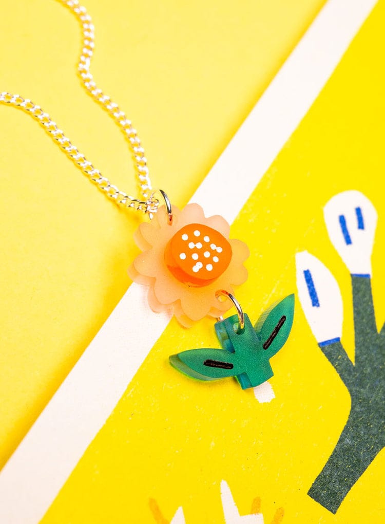 Tatty Devine Jewellery Springtime Flower Pendant Necklace