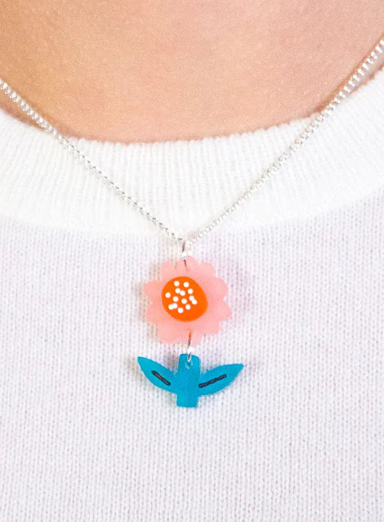 Tatty Devine Jewellery Springtime Flower Pendant Necklace
