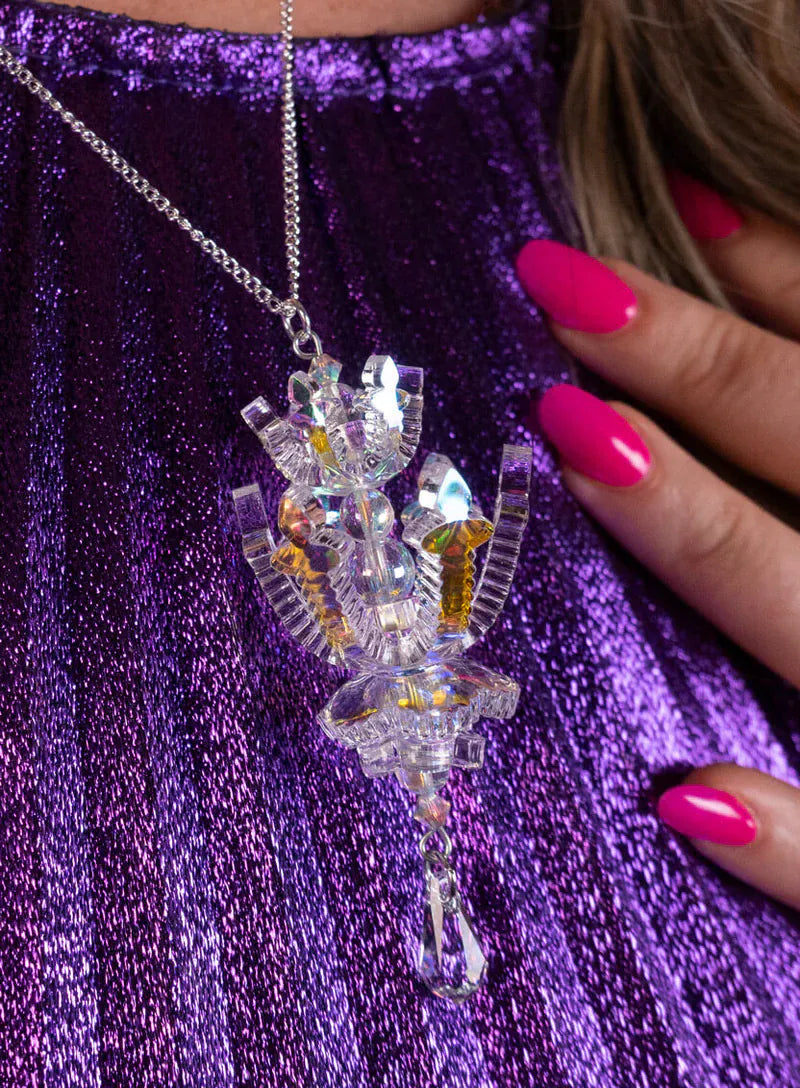 Tatty Devine Necklaces Chandelier Pendant - Iridescent