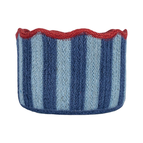 The Braided Rug Basket Tulip Basket Blueberry