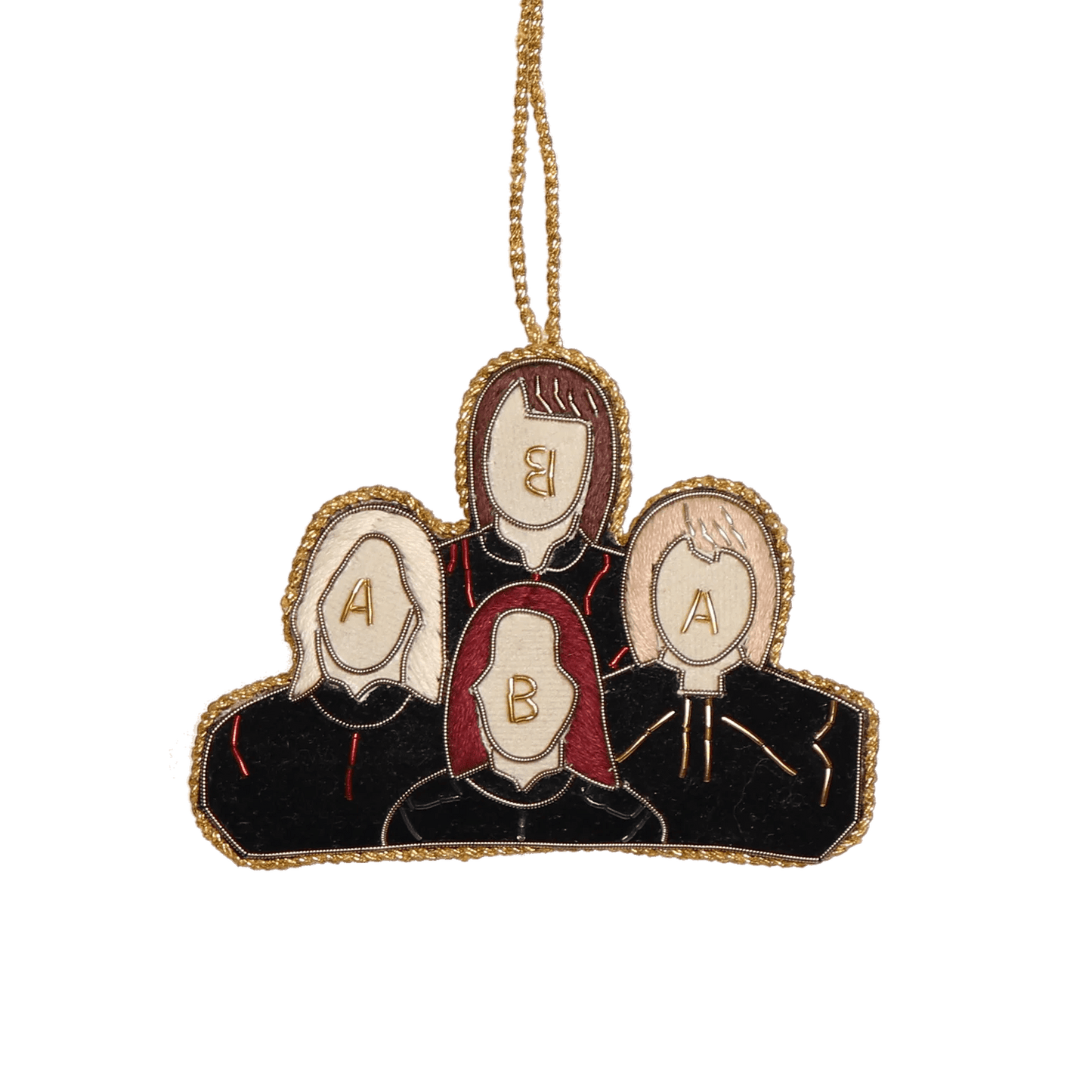 The Conscious Christmas ABBA Embroidered Decoration