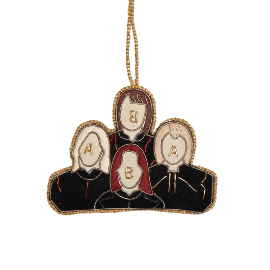 The Conscious Christmas ABBA Embroidered Decoration