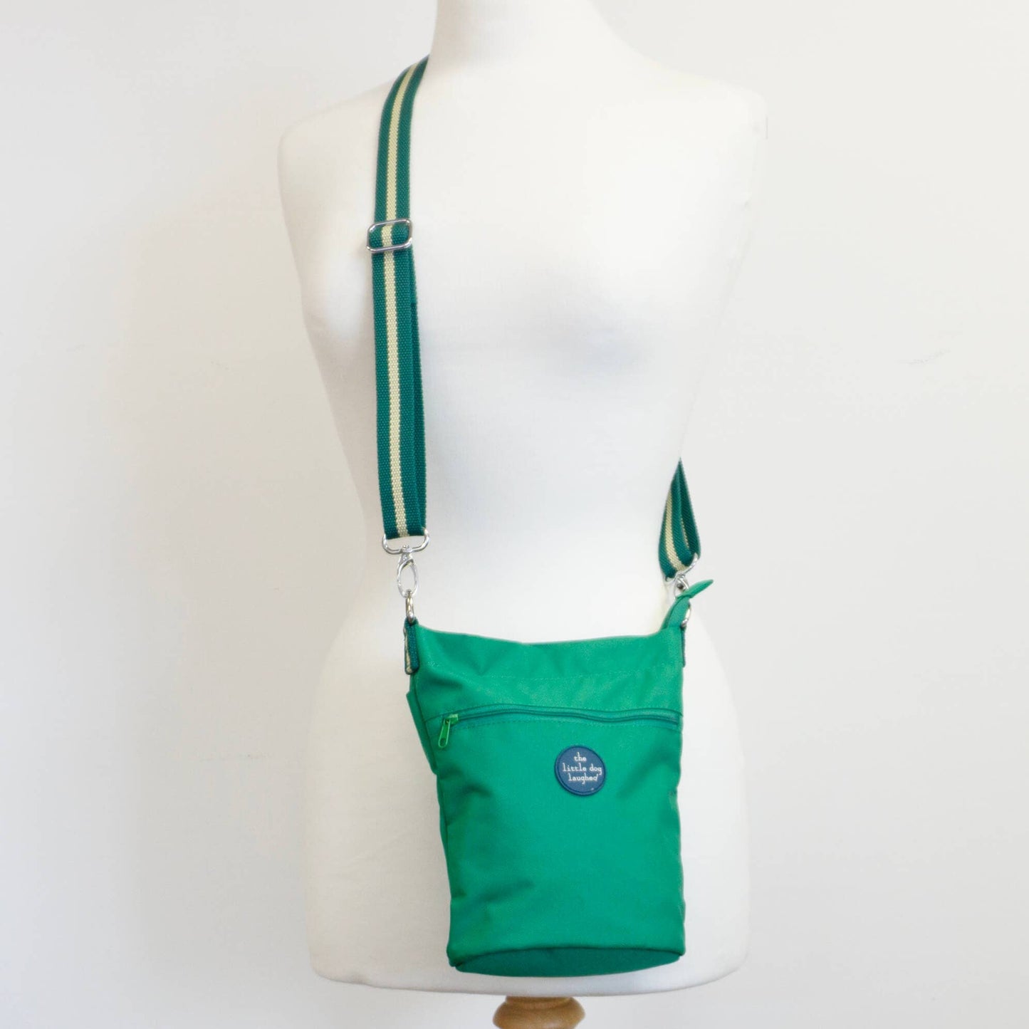 The Little Dog Laughed Dog Walking Bag | Green | Highly Commended GotY2025