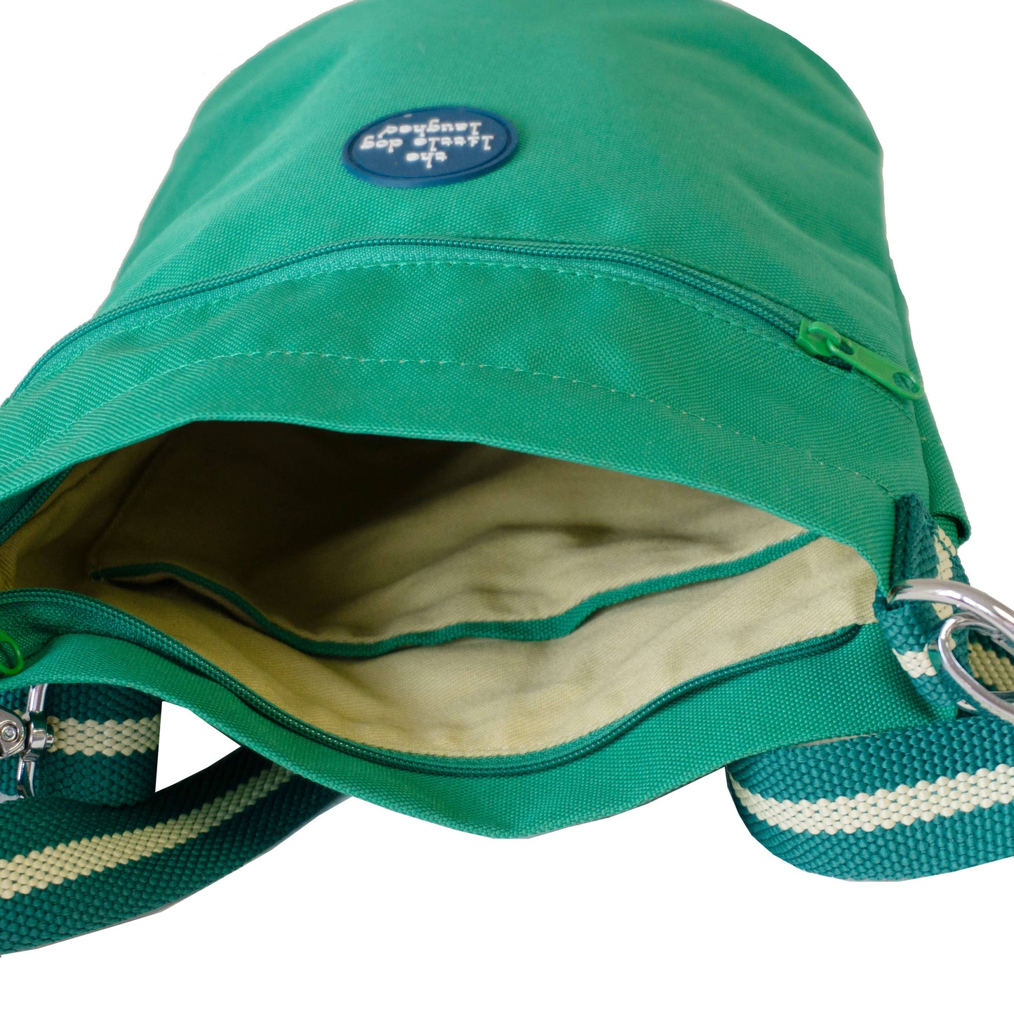 The Little Dog Laughed Dog Walking Bag | Green | Highly Commended GotY2025