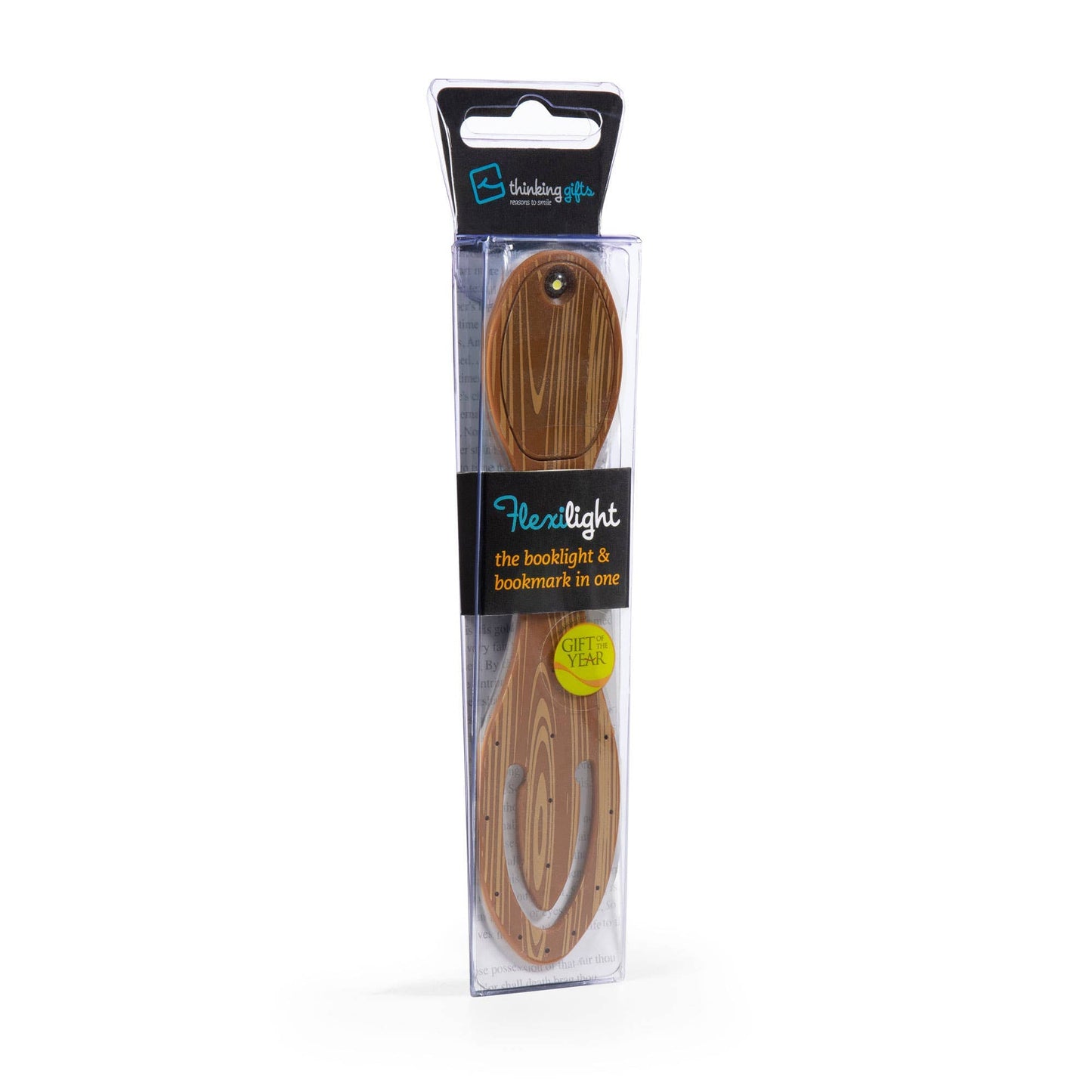 Thinking Gifts Company Ltd (UK) Flexilight Bookmark & Booklight - Wood