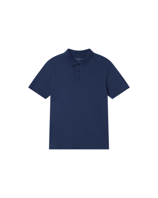 Thinking Mu Blue Night Hemp Polo