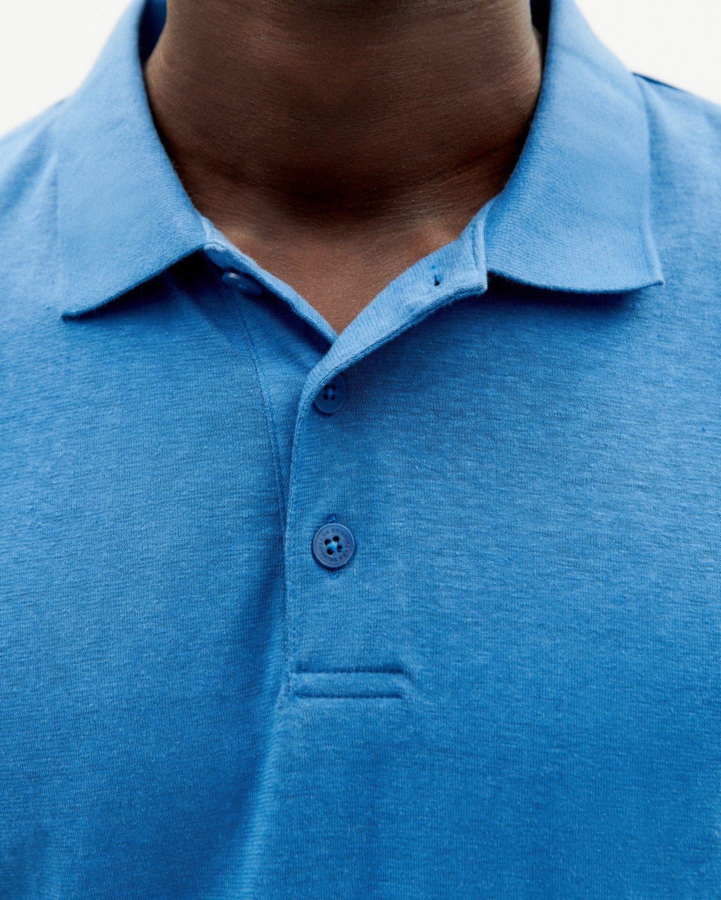 Thinking Mu Heritage Blue Hemp Polo