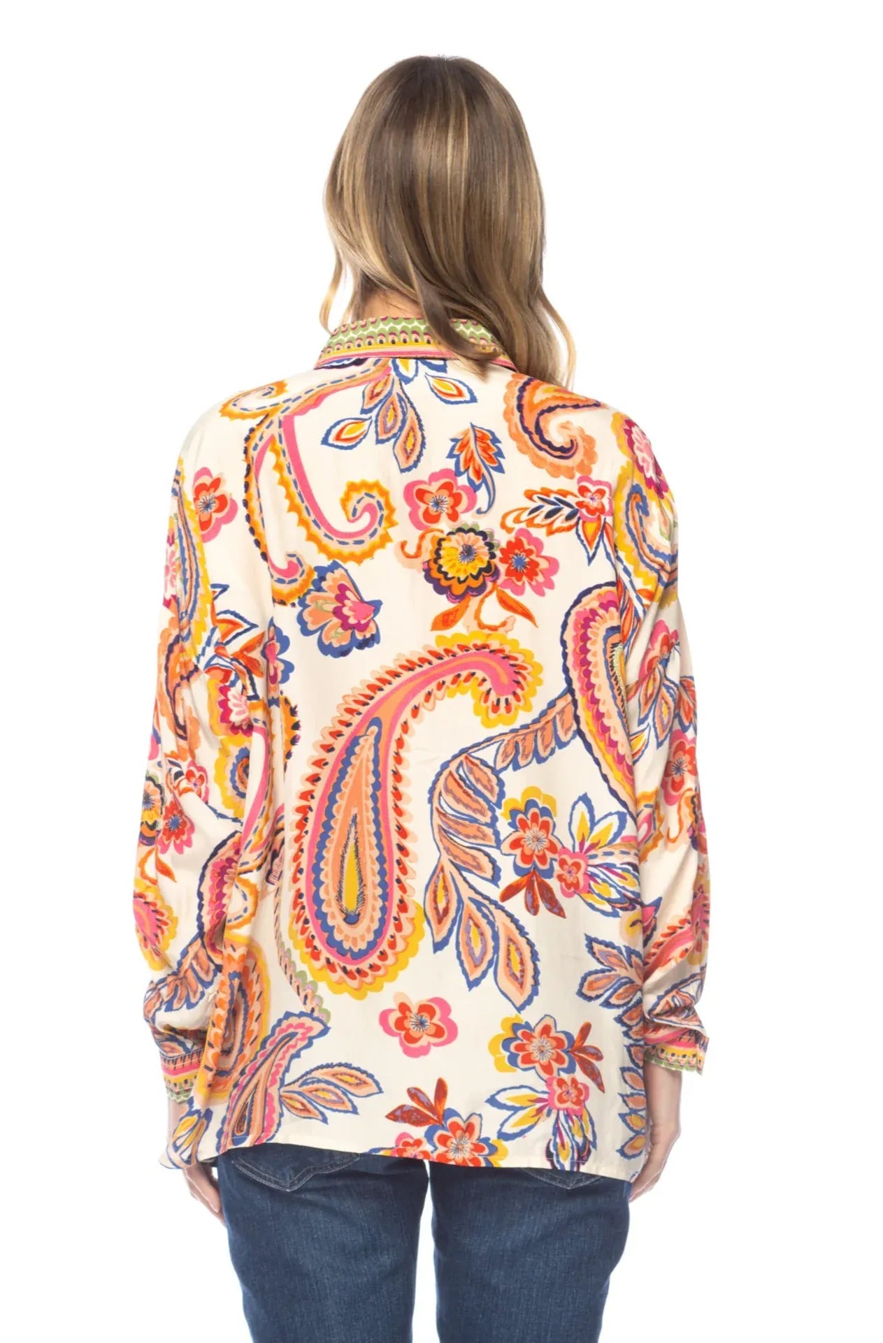 Tolani Tops Kennedy Paisley Top