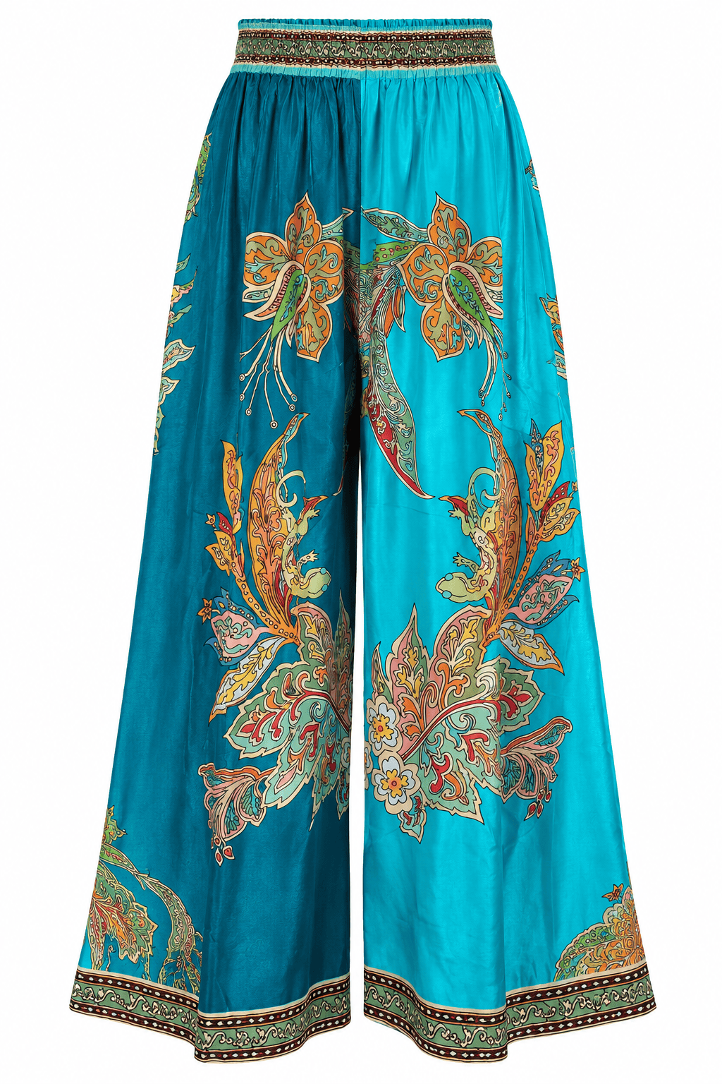 Tolani Trousers Kelda Wide Legs Trousers in Caribbean