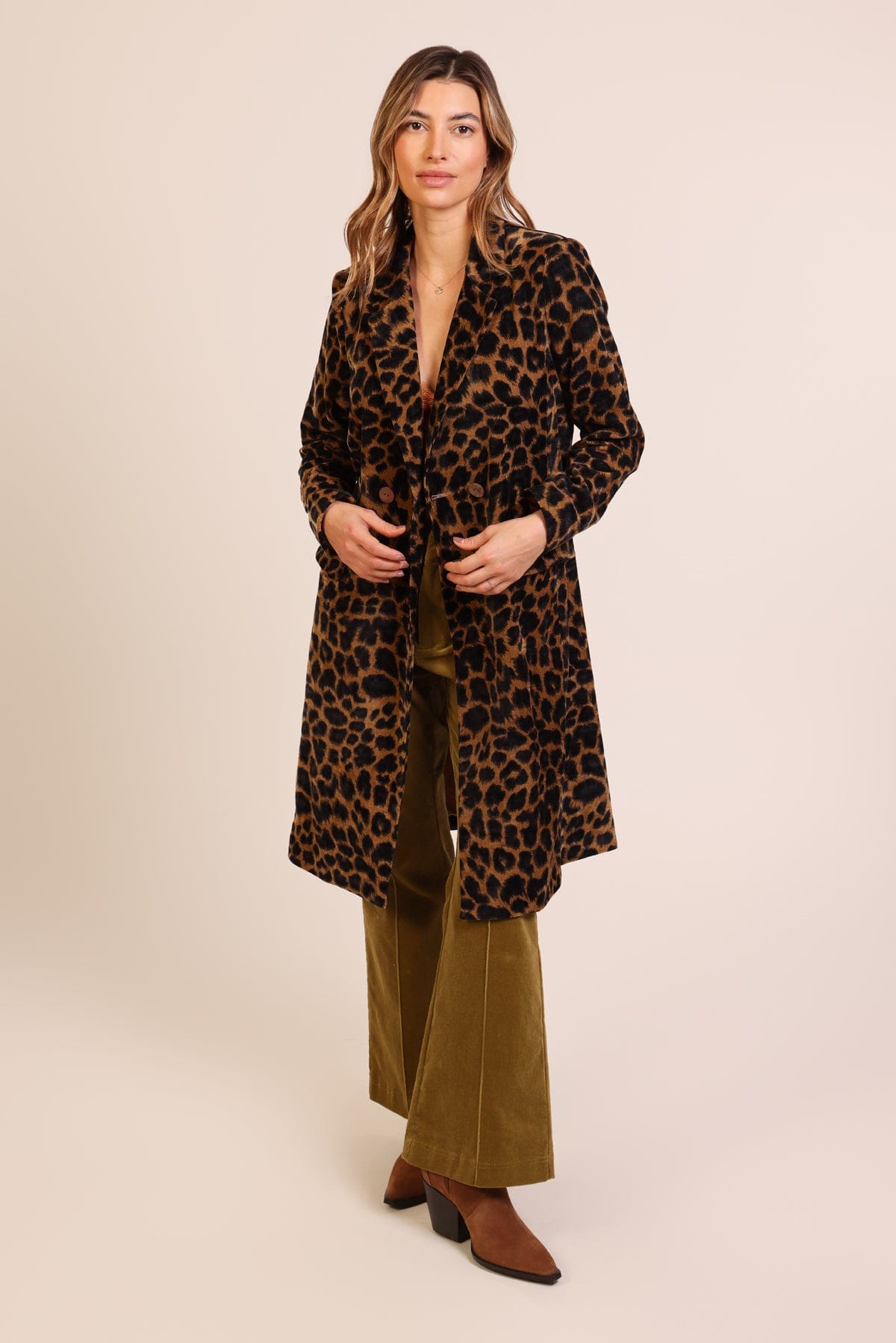 Traffic People Coats Anarchy Coat in Leopard Print