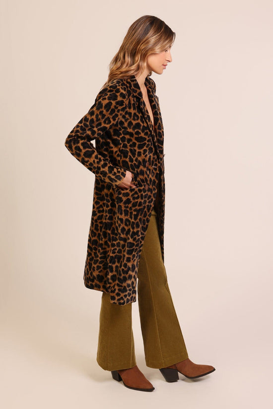Traffic People Coats Anarchy Coat in Leopard Print