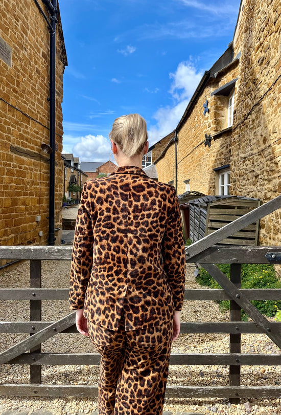Traffic People Jackets Ava Rose Jacket in Leopard Print