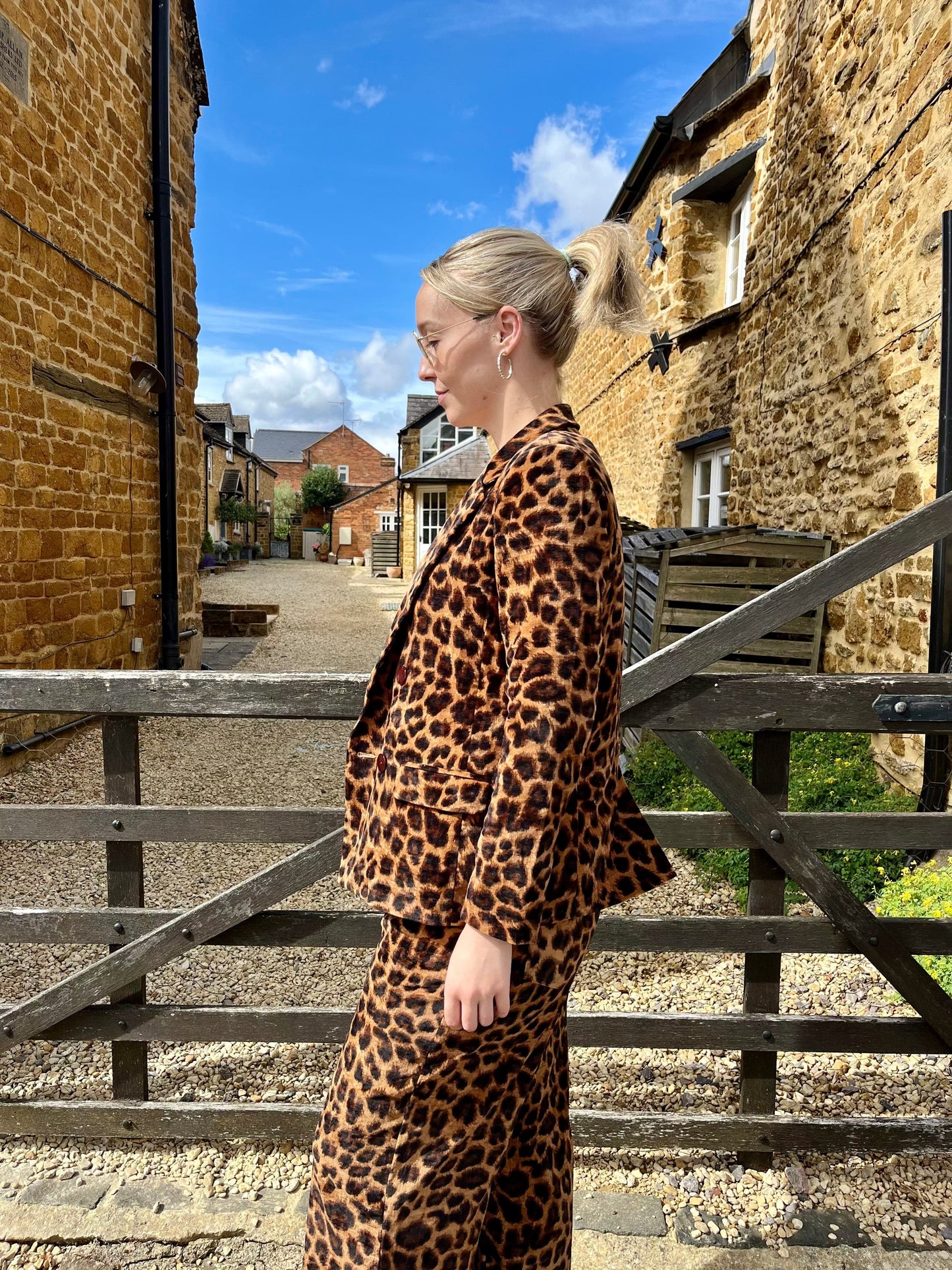 Traffic People Jackets Ava Rose Jacket in Leopard Print