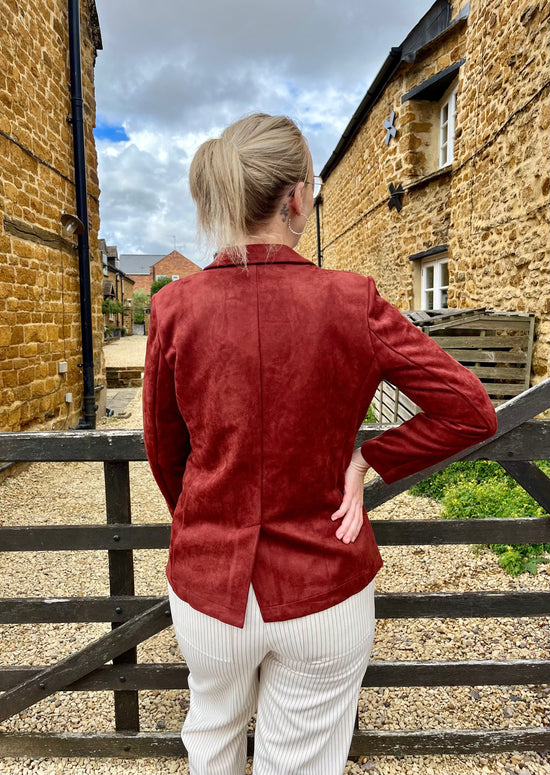 Traffic People Jackets Ava Rose Jacket in Wine