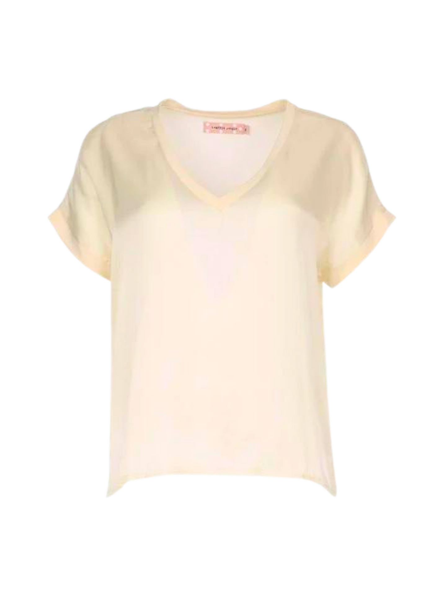 Traffic People Slouch Tee in Cream