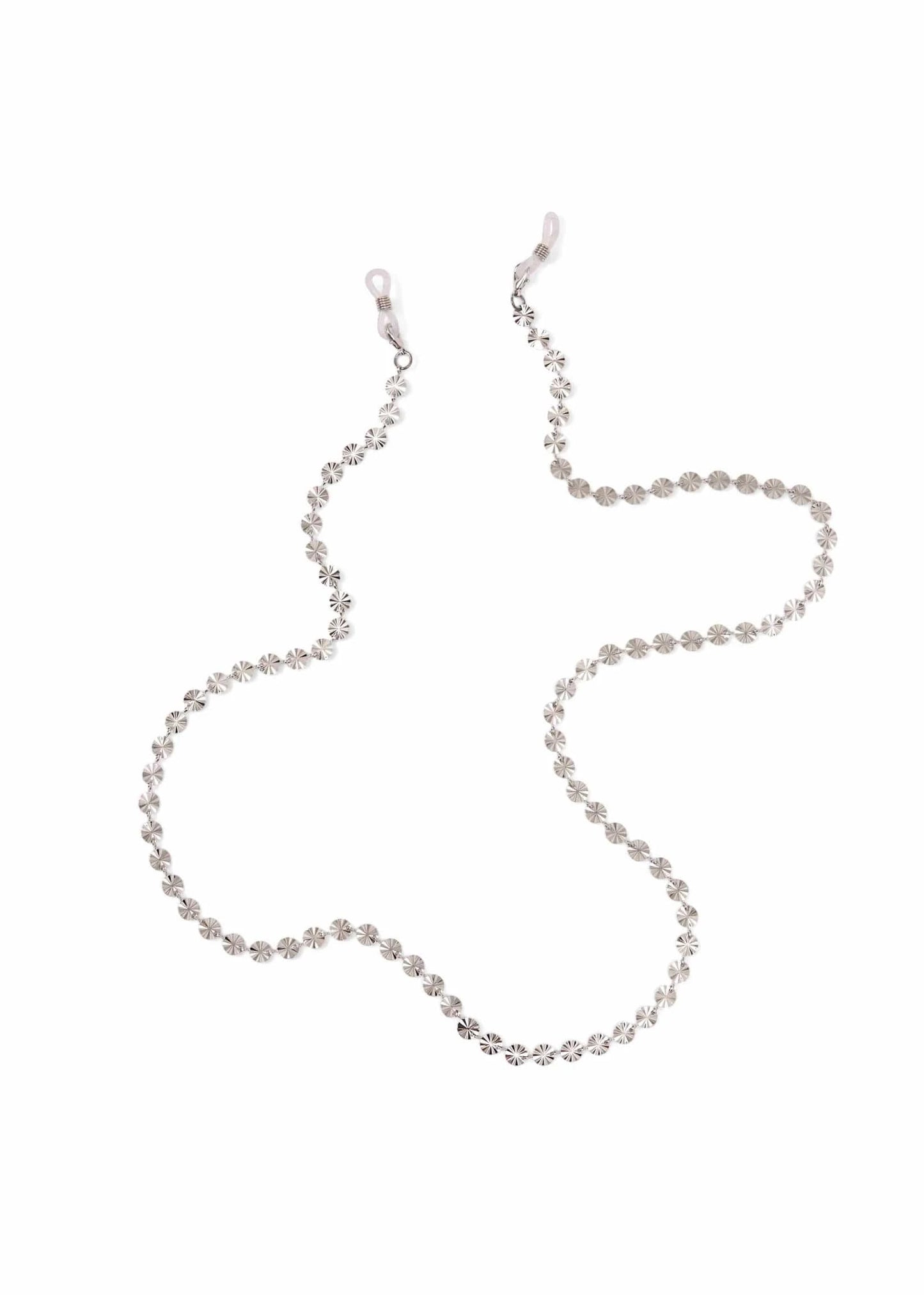 Unchained Society Eyewear Accessories Silver Disc Daisy Glasses Chain