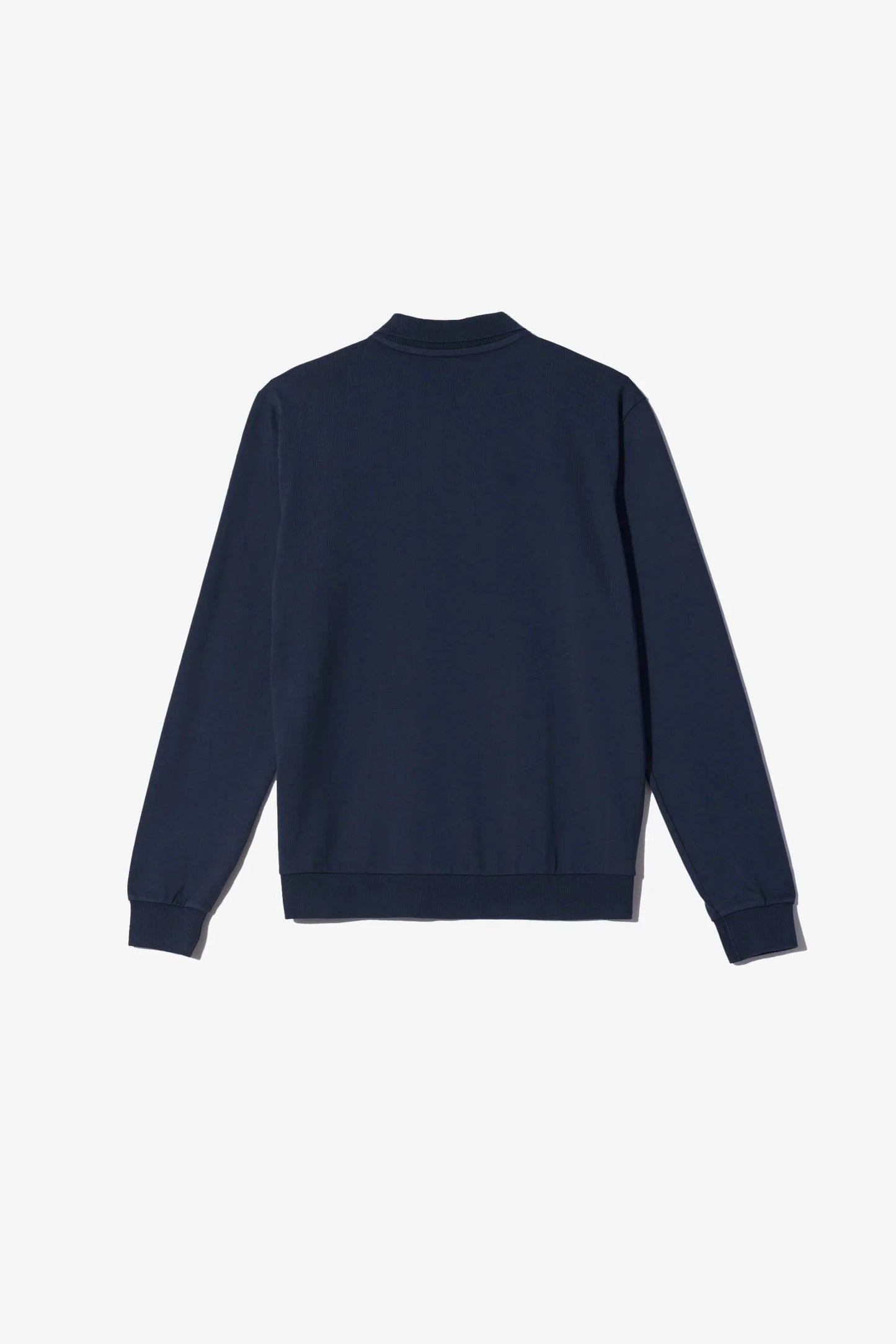 Unfeigned Mens Shirts Long Sleeve Polo In Navy Blue