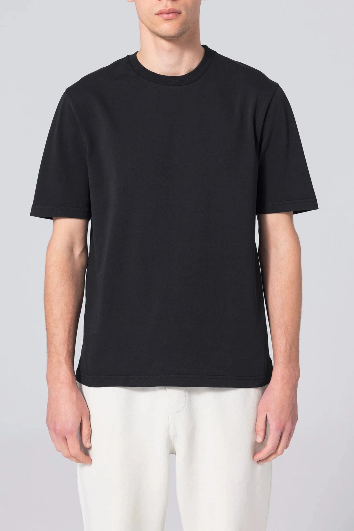 Unfeigned Mens T-Shirts Classic Tee in Caviar