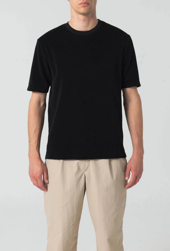 Unfeigned SALE Mens T-Shirts Velour Tee in Caviar