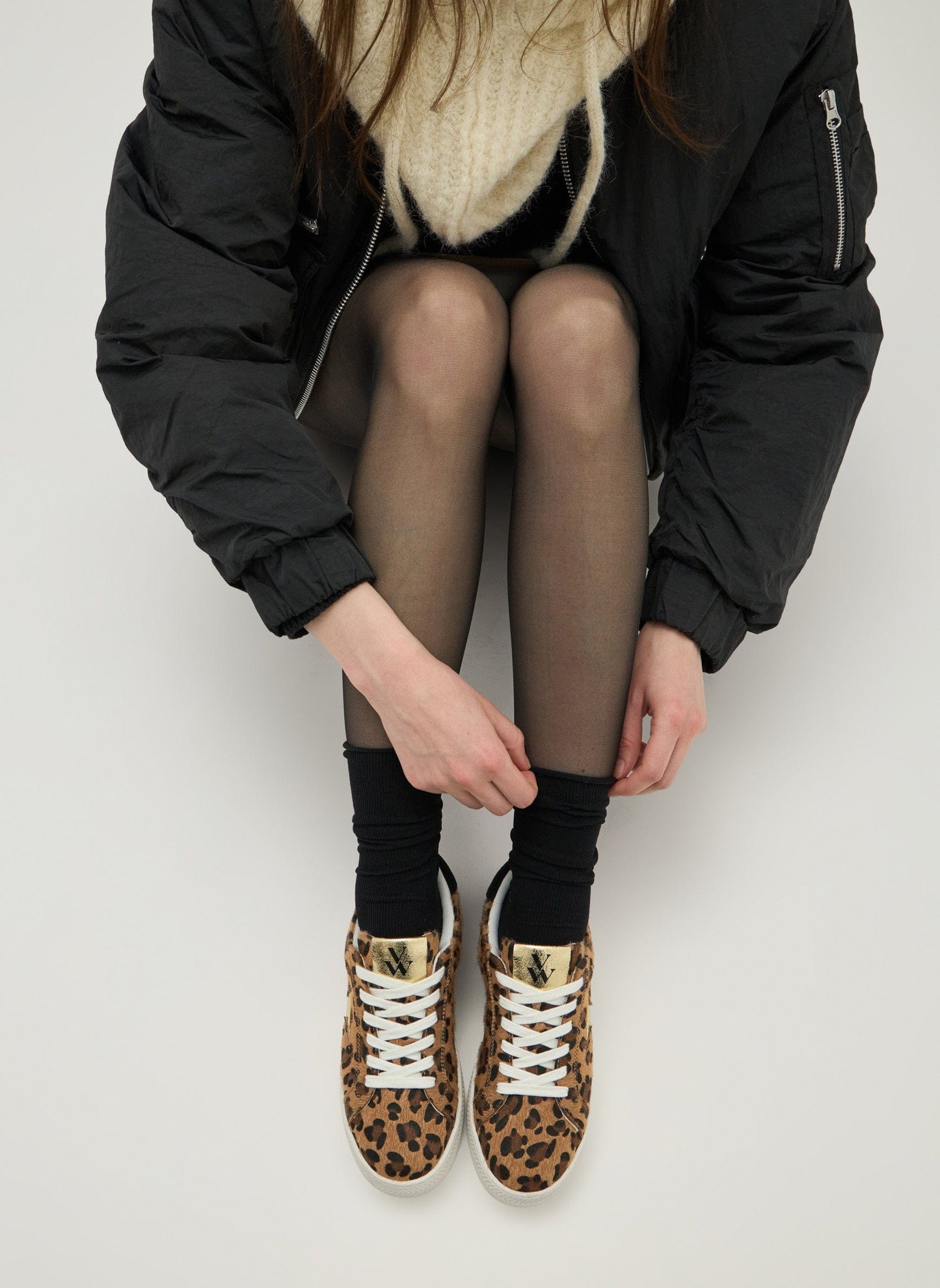 Vanessa Wu Footwear Elea in Leopard