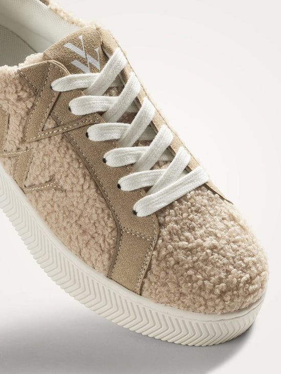 Vanessa Wu Footwear Mackenzie in Teddy Beige