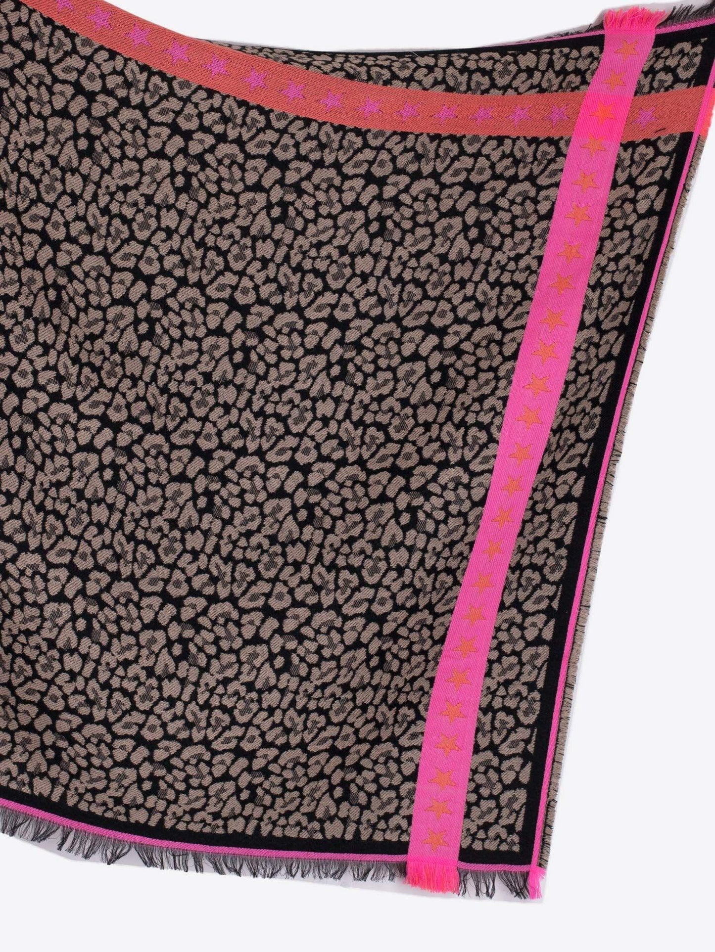 Load image into Gallery viewer, Vilagallo Accessories Leopard Print Neon Scarf

