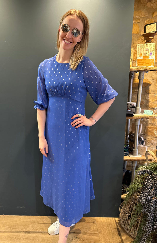 Kara Dress in Dazzling Blue