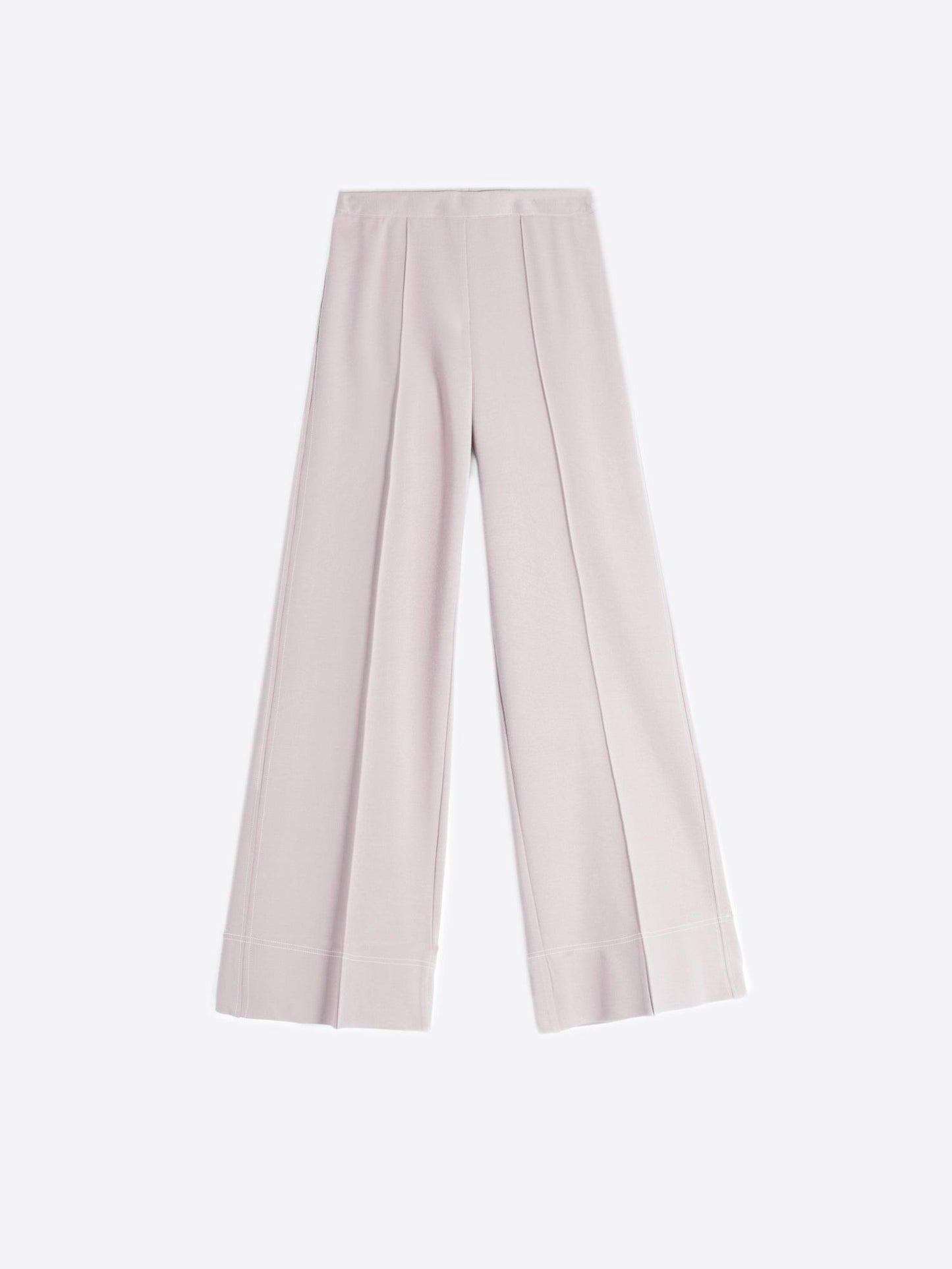 Vilagallo Ivory Knit Perfect Trousers