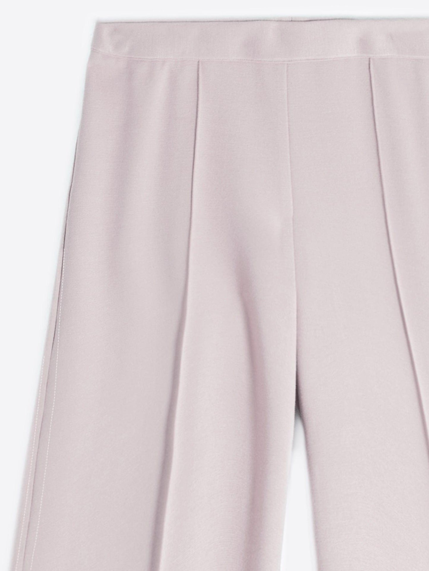 Vilagallo Ivory Knit Perfect Trousers