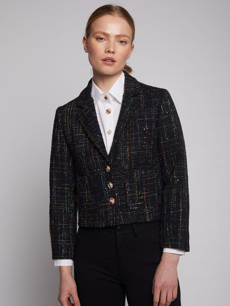 Sequin Chanel Jacket Black – NELLIE&DOVE
