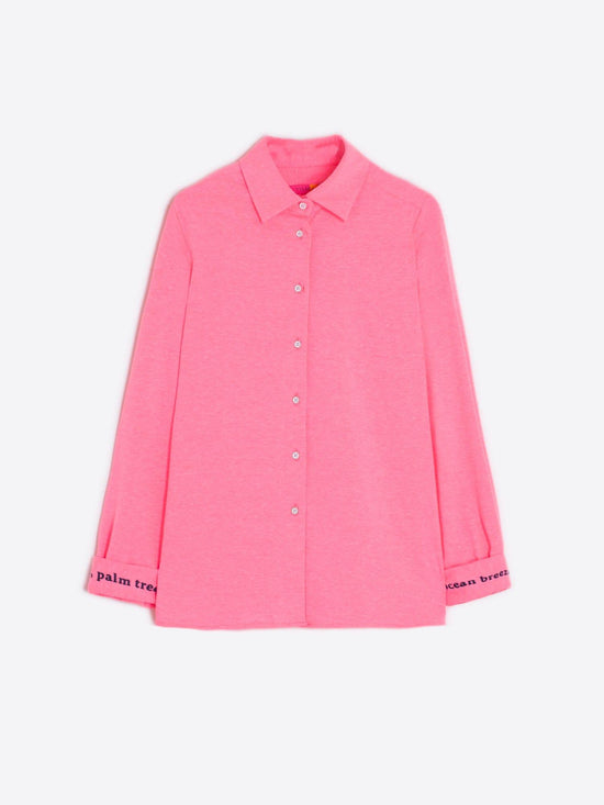 Vilagallo Neon Pink Knit Shirt