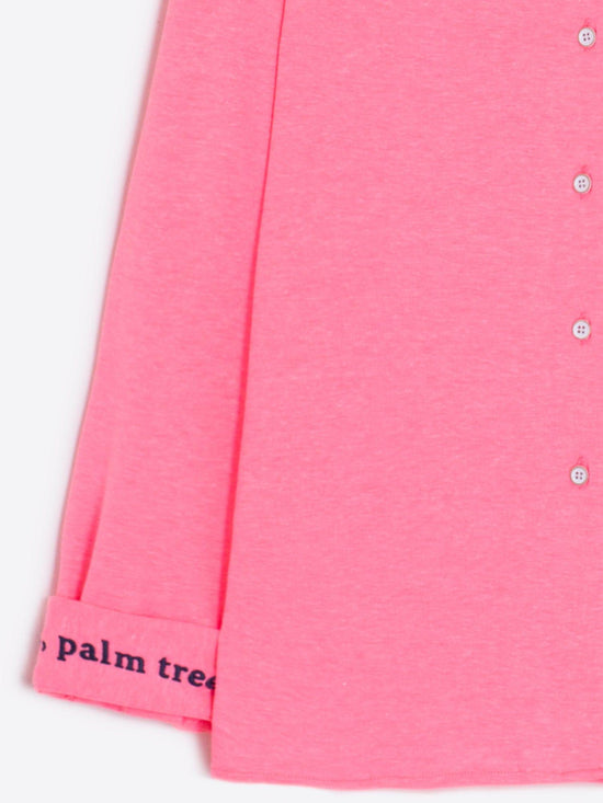 Vilagallo Neon Pink Knit Shirt