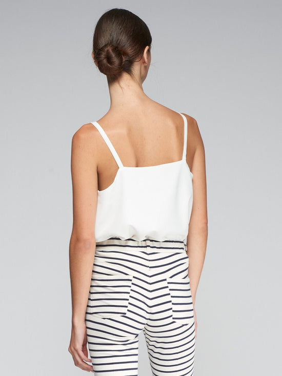 Vilagallo Tops White Strappy Top