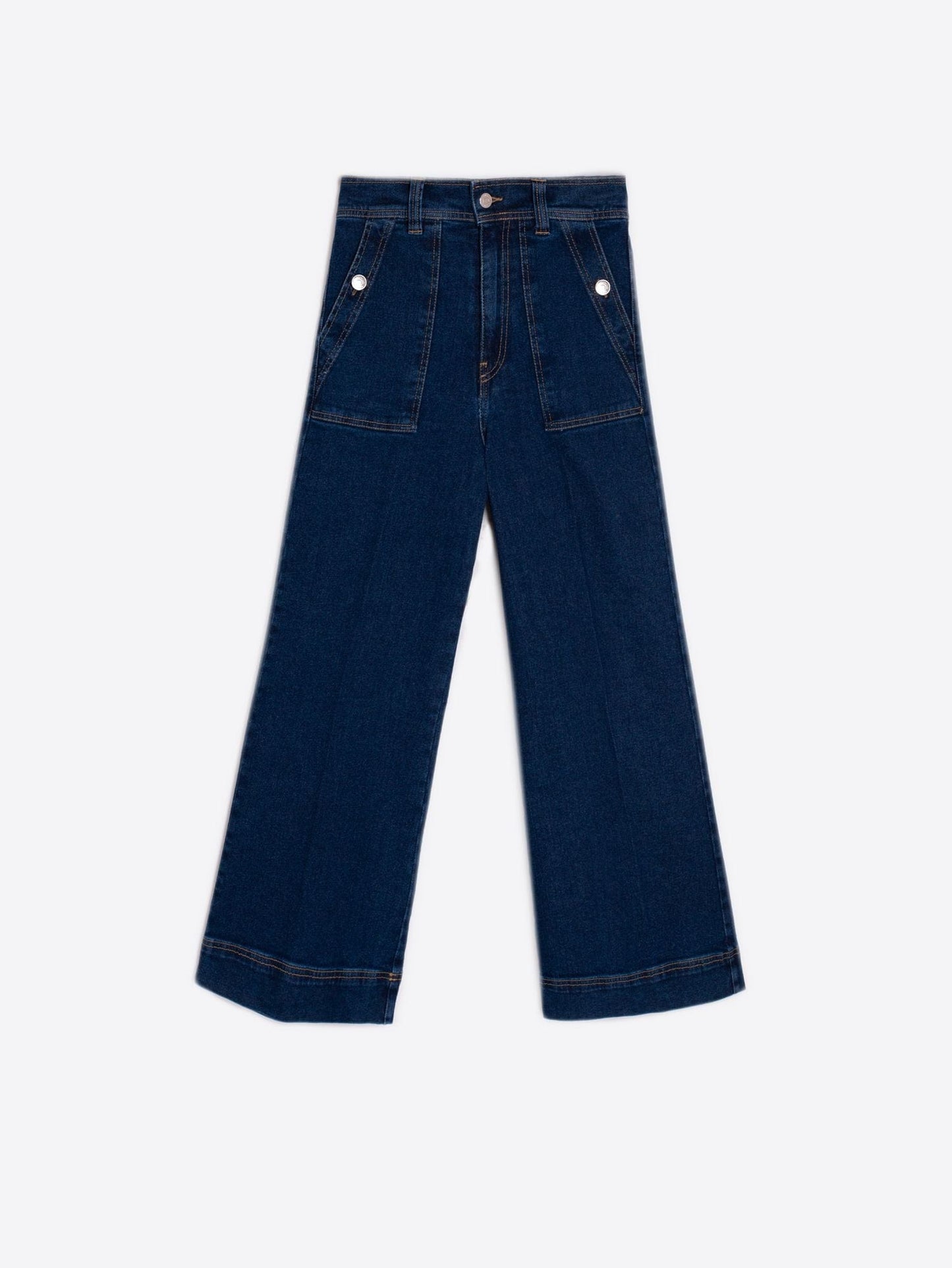 Vilagallo Trousers Denim Medio Jeans