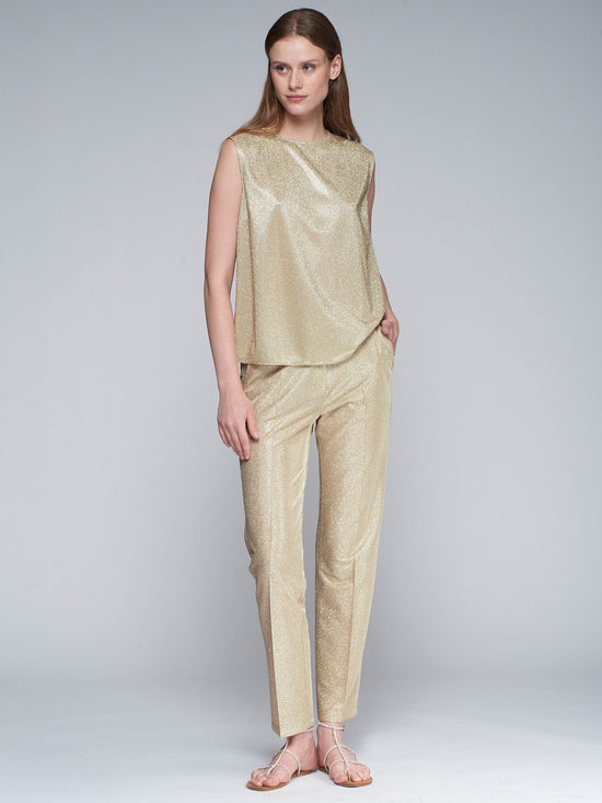 Vilagallo Trousers Gold trousers