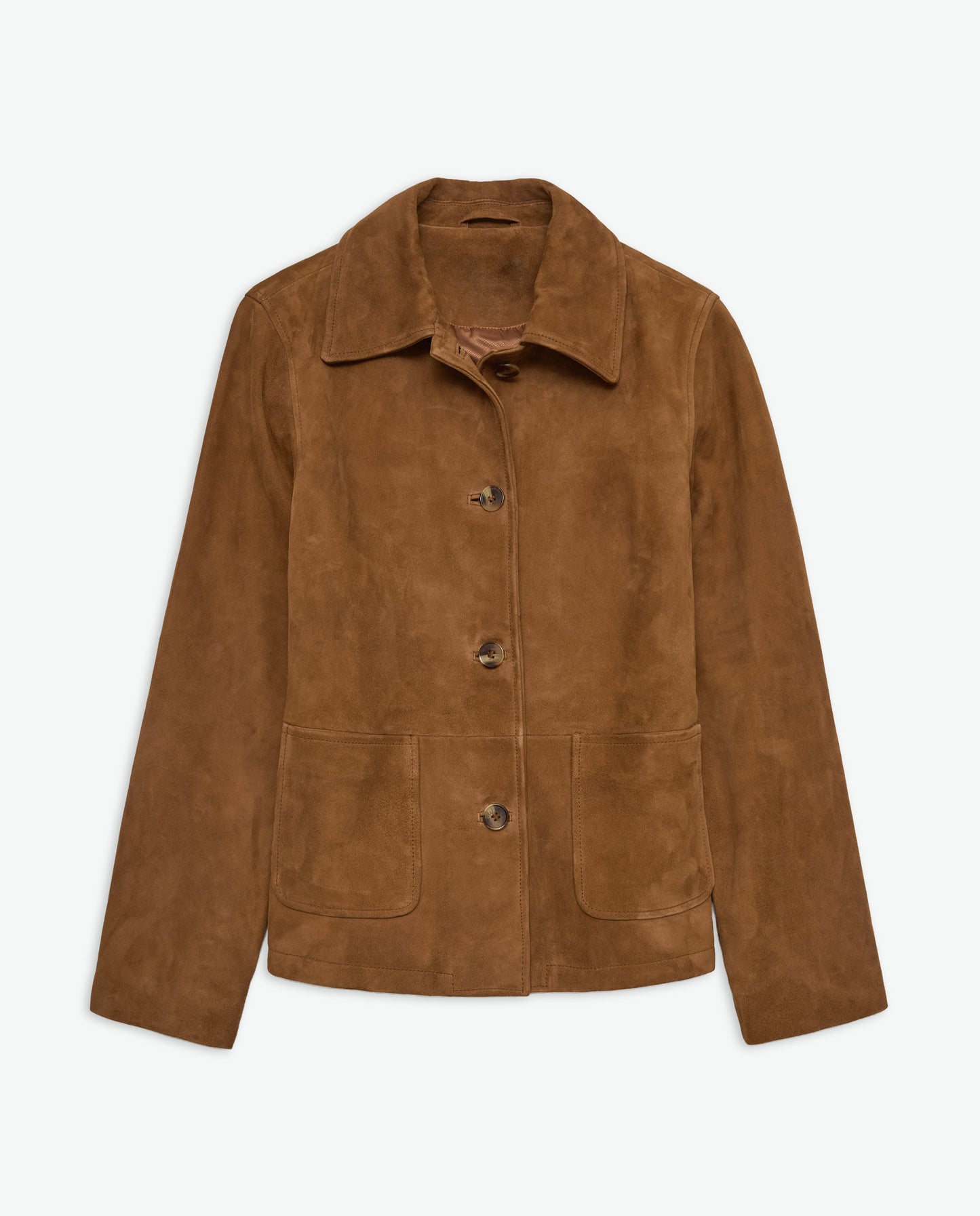 Yerse JACKET The Suede Jacket in Tierra
