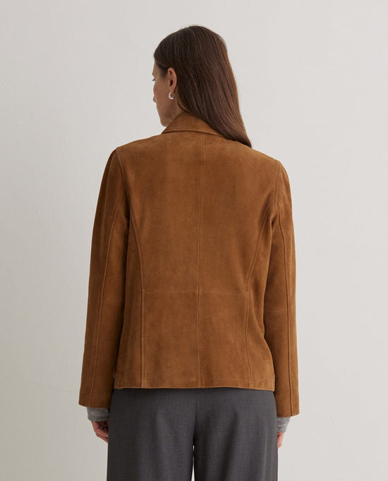 Yerse JACKET The Suede Jacket in Tierra
