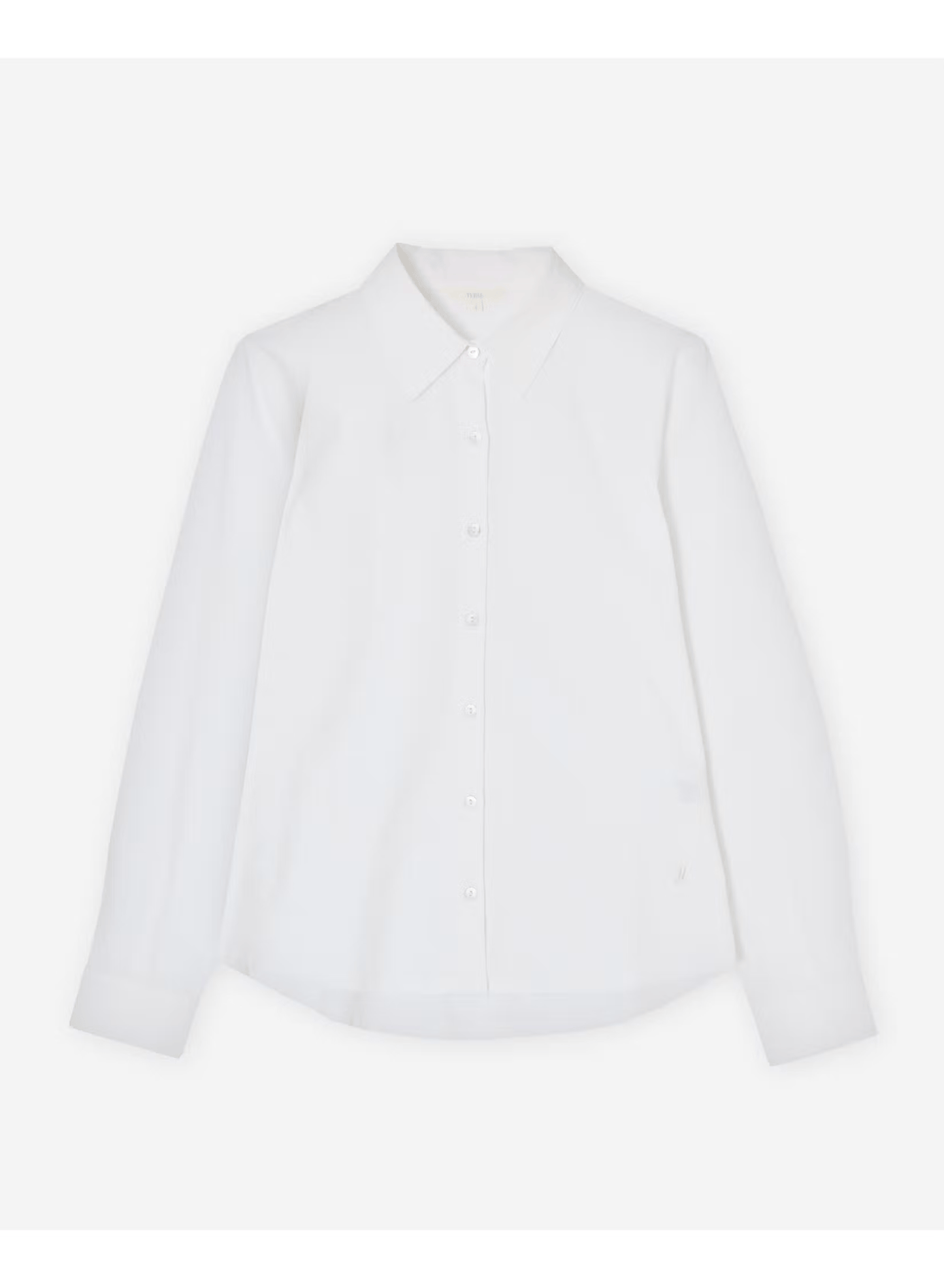 Yerse Tops The Marlowe Cotton Shirt in White