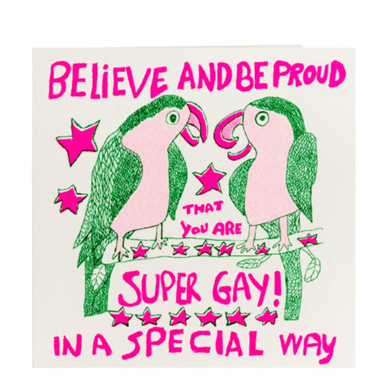 ARTHOUSE UNLIMITED Accessories Believe and Be Proud Card
