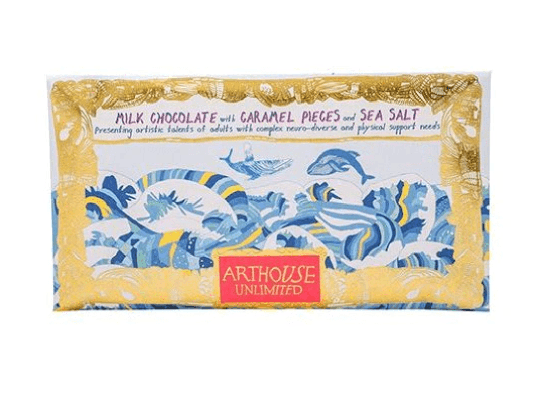 ARTHOUSE UNLIMITED Accessories Chocolate Bar - Swim With Whales Caramel & Sea Salt