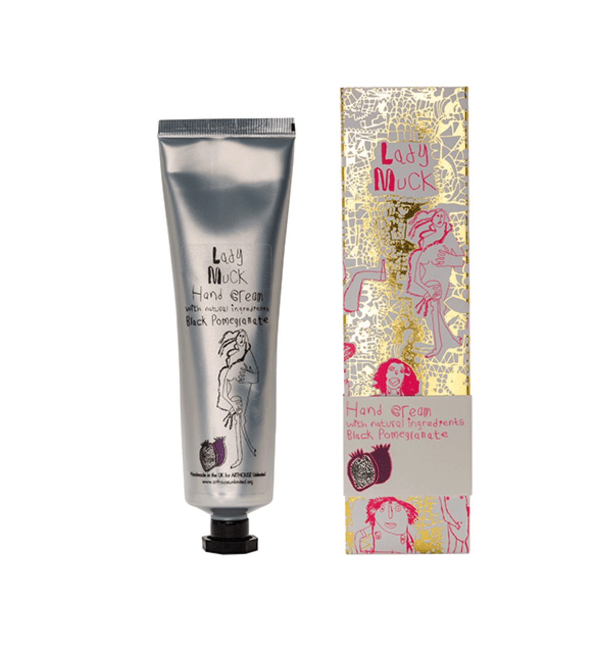 ARTHOUSE UNLIMITED Accessories Lady Muck Hand Cream Black Pomegranate