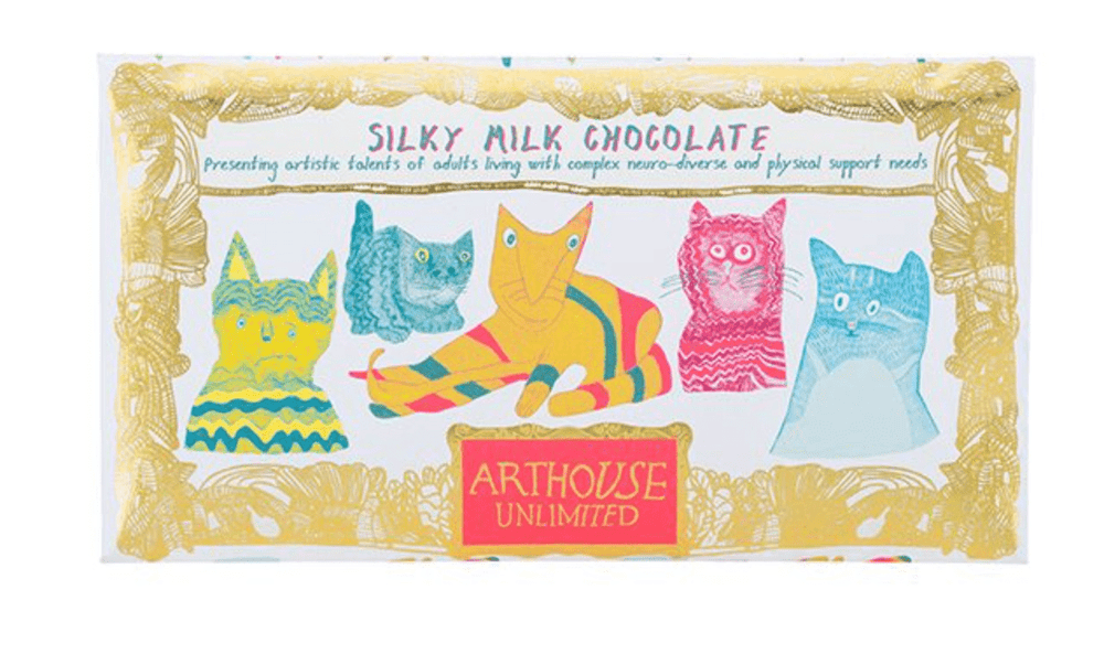 ARTHOUSE UNLIMITED Accessories Miaow For Now Silky Milk Chocolate