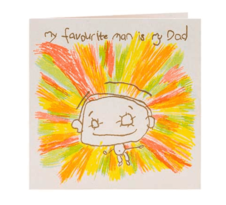 ARTHOUSE UNLIMITED Accessories My Favourite Man Is My Dad Card