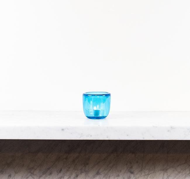 British Colour Standard Home Tea Light Holder in Medici Blue